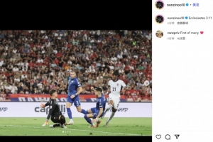 23歲馬杜埃凱社媒曬照紀(jì)念國家隊(duì)處子球：萬物各按其時成為美好