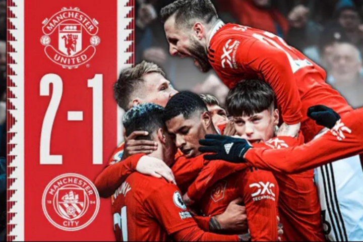 風(fēng)云突變！23年英超，B費(fèi)拉什福德連進(jìn)2球，曼聯(lián)2-1逆轉(zhuǎn)曼城