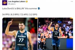 湖人官推終曬東契奇！湖密瘋狂陰陽(yáng)：頂不住壓力發(fā)了？可悲的球隊(duì)