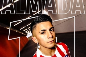 馬競(jìng)官方：新援阿爾馬達(dá)在阿根廷隊(duì)右腿肌肉受傷，恢復(fù)時(shí)間待定