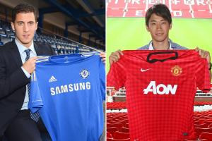 13年后藍(lán)軍遭指控！曼聯(lián)拒付100萬(wàn)回扣簽阿扎爾,1200萬(wàn)買(mǎi)香川真司