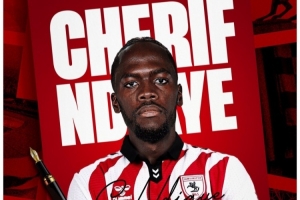 官方：前海港外援恩迪亞耶加盟薩姆松體育，轉(zhuǎn)會(huì)費(fèi)400萬歐簽約4年