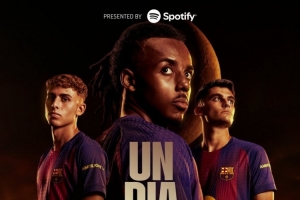 巴薩發(fā)布對陣瓦倫西亞海報(bào)：孔德C位，費(fèi)爾明、杰拉德-馬丁出鏡