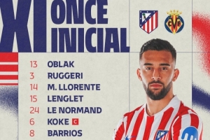 馬競(jìng)vs黃潛首發(fā)：格列茲曼、阿爾瓦雷斯先發(fā)，佩佩、托馬斯出戰(zhàn)