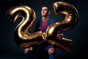 巴薩官方?？ㄋ_多22歲生日快樂，球員為巴薩出戰(zhàn)42場1球6助