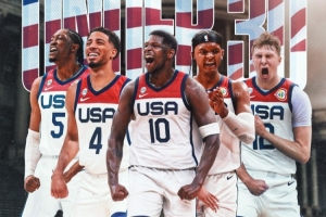 比爾-西蒙斯評(píng)2028美國(guó)首發(fā)：華子+哈利+杰倫威+弗拉格+班凱羅