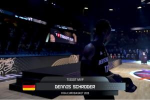 國(guó)際賽場(chǎng)的超級(jí)大殺器！施羅德榮獲本屆歐錦賽MVP！