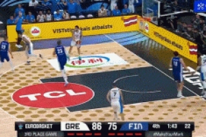 還有懸念！帕帕尼古拉烏打到馬爾卡寧被吹違體犯規(guī) 芬蘭2罰1擲