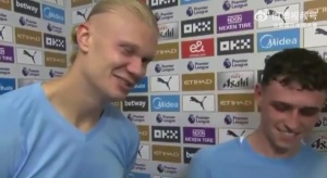 【首秀即征服隊(duì)友】哈蘭德談最佳：我可能會(huì)把獎(jiǎng)給多納魯馬！