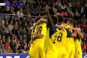 正賽首秀就客場贏球！圣吉羅斯球員、球迷賽后瘋狂慶祝