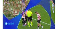 早早染黃，賴斯鏟倒豪雷吉薩爾，第7分鐘吃到黃牌