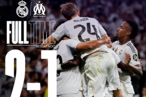 壓制！皇馬在歐冠歷史5戰(zhàn)馬賽保持全勝，共計(jì)打進(jìn)14球+丟5球