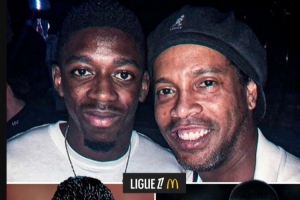 兩個金球獎得主？法甲官方曬登貝萊、小羅合照：巴黎的10號傳承