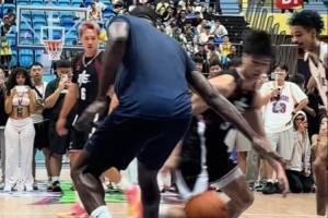 我DPOY白拿的？陳澤文試圖穿襠被追夢(mèng)輕松看穿 搶斷+原地墊步暴扣