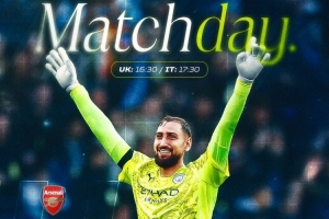 多納魯馬曬對(duì)陣阿森納個(gè)人海報(bào)，加盟曼城以來出戰(zhàn)2場(chǎng)皆零封