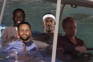 無作為！美媒吐槽鄧?yán)S：休賽期帶著勇士眾將各種玩水