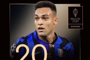 勞塔羅歷年金球獎(jiǎng)排名：2024年第7最高，今年第20與2023年相同