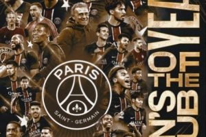 心思全在這兒？巴黎曬海報(bào)慶祝獲評(píng)年度最佳俱樂(lè)部獎(jiǎng)項(xiàng)