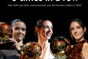世體：邦馬蒂的小博物館已經(jīng)有三座金球獎(jiǎng)，她更有動(dòng)力去贏得一切
