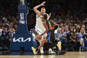 雷霆衛(wèi)冕最大威脅？名記：傷病和掘金 不出意外兩隊將聚首西決