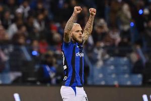 16球19助攻，迪馬爾科是自21-22賽季后意甲直接參與進球最多后衛(wèi)