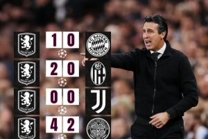 ???魔鬼主場！維拉近7個(gè)歐戰(zhàn)主場不敗，贏拜仁、巴黎，平尤文