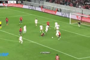 還有油！38歲吉魯精彩頭球力壓防守球員進(jìn)球，里爾歐聯(lián)杯開門紅