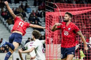 飛翔的大吉魯??吉魯高高躍起頭球制勝，近39歲高齡回歐洲5場3球