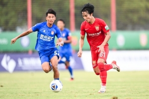 中乙聯(lián)賽第27輪，上海海港富盛經(jīng)開隊主場0-0泉州亞新隊