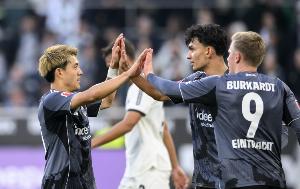 2100萬(wàn)超值！堂安律單場(chǎng)助攻雙響+7場(chǎng)4球4助，法鷹連入6球6-4門興