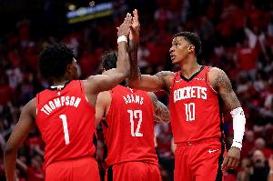 KD：火箭有身高優(yōu)勢/打快攻/突破分球/換防 我也想打這種風格籃球