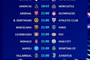 假期看歐冠?明晨焦點(diǎn)戰(zhàn)巴薩vs巴黎！阿森納、曼城等隊(duì)出戰(zhàn)