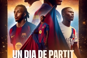 巴薩官推曬海報預熱對陣巴黎：拉什福德、亞馬爾、孔德出鏡