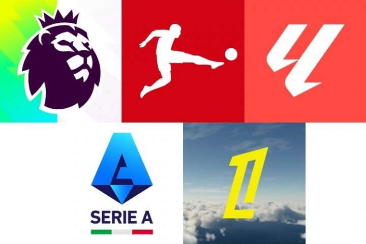 五大聯(lián)賽僅6隊(duì)保持不?。喊萑?、多特、尤文、水晶宮及2支升班馬