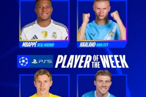 歐冠本周最佳球員候選：姆巴佩、哈蘭德、海于格、霍伊倫