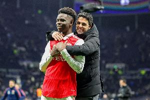 薩卡即將英超200場，阿爾特塔：執(zhí)教阿森納首場我讓薩卡踢左后衛(wèi)