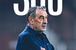 執(zhí)教意甲300場里程碑！意甲社媒祝賀薩里，曾率尤文問鼎意甲冠軍