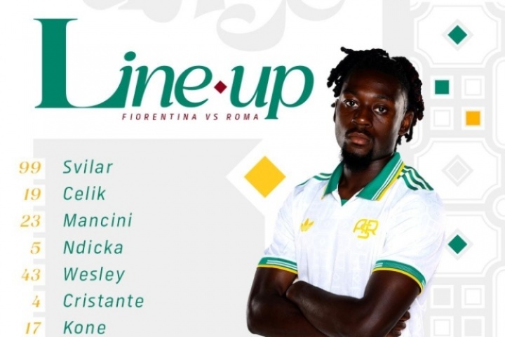 羅馬客戰(zhàn)佛羅倫薩首發(fā)：齊米卡斯、克里斯坦特先發(fā)，多夫比克出戰(zhàn)