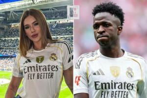 終于有伴了？維尼修斯緋聞女友現(xiàn)身伯納烏 26歲的她是3個孩子的媽