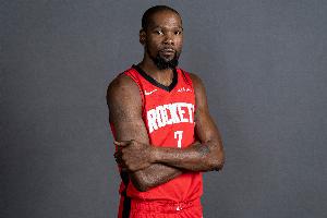 KD10中7砍20分！火記：好久沒看到火箭球員這么輕松地拿20分了