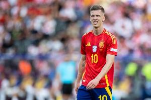 馬卡報(bào)：奧爾莫因傷退出西班牙隊(duì)訓(xùn)練，很可能無(wú)緣出戰(zhàn)格魯吉亞