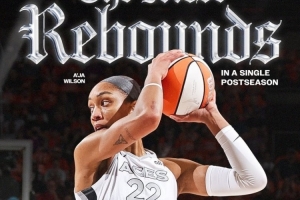 女戰(zhàn)神！阿賈-威爾遜單次季后賽搶下118個籃板 創(chuàng)造新紀錄