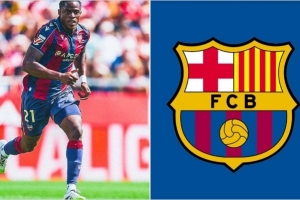 巴薩有意！阿斯談萊萬特前鋒艾永合同：解約金3000萬，含轉(zhuǎn)會(huì)分成