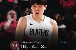 美頂流數據網站曬楊瀚森表現：攻防兩端的怪獸！