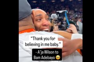 ??真·官宣！阿賈哭著擁抱阿德巴約：謝謝你一直相信我 寶貝