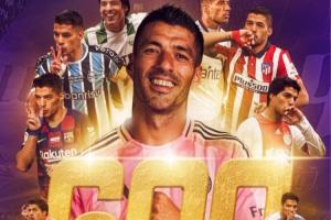 里程碑！蘇亞雷斯打入職業(yè)生涯第600球，代表巴薩198球利物浦82球