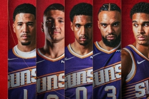 中國賽太陽VS籃網首發(fā)：布克狄龍阿倫領銜 對陣小波特托馬斯