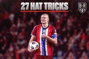 哈蘭德27次戴帽分布：曼城11次最多，挪威6次、多特4次