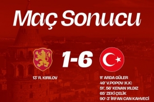 世預(yù)賽-土耳其6-1大勝保加利亞，伊爾迪茲梅開二度、居萊爾傳射