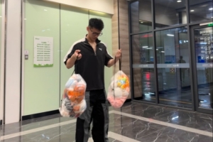 高手！王嵐嵚社媒曬出兩大袋娃娃：需要滴滴代抓嘛～